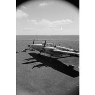 Gros plan sur l'Oberfeldwebel Richard Heller du Zerstörergeschwader 26 Horst Wessel (ZG.26).