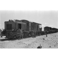 Une locomotive diesel Henschel.