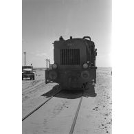 Une locomotive diesel Henschel.