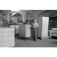 Les machines d'une imprimerie.