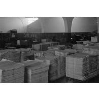 Les machines d'une imprimerie.