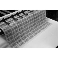 Les machines d'une imprimerie.