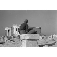 L'acropole à Athènes.