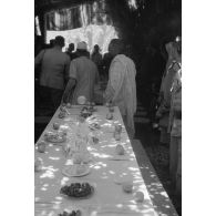 Reception organisée pour la venue de Rommel à  l'oasis de Siwa.