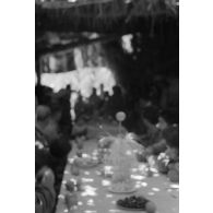 Reception organisée pour la venue de Rommel à  l'oasis de Siwa.