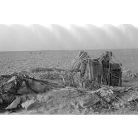 Faux canons britanniques débusqués par les forces allemandes.