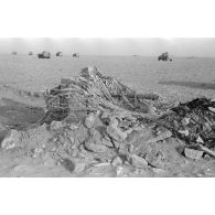 Faux canons britanniques débusqués par les forces allemandes.