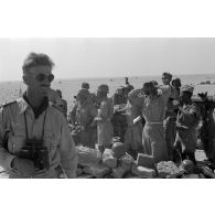 Sur le front d'El Alamein, le Kommandogerät 40 guidant une batterie de 4 canons de 8,8 cm Flak.