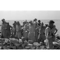 Sur le front d'El Alamein, le Kommandogerät 40 guidant une batterie de 4 canons de 8,8 cm Flak.