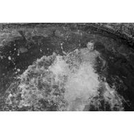 Le bain de Cléopâtre à l'oasis de Siwa.