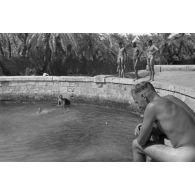Le bain de Cléopâtre à l'oasis de Siwa.
