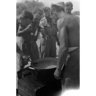 Activités d'une cuisine de campagne.