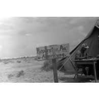 Une compagnie de réparation en Afrique.