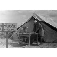 Une compagnie de réparation en Afrique.