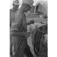 Soudures sur des véhicules.