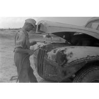 Soudures sur des véhicules.