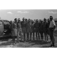 En Afrique, le personnel d'une unité de maintenance (Werkstatt Kompanie).