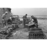 Maintenance de moteurs.