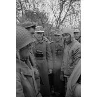 En Tunisie, prisonniers américains de la bataille de Kasserine.