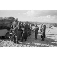 Le poste de commandement (PC) de la Panzerarmee situé à l'Est de la mosquée Sidi Abd el Rahman.