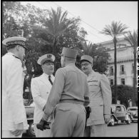 Défilé de la 2e DIM (division mécanique motorisée) à Alger lors des commémorations du 18 juin 1940.