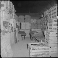 Vie quotidienne pour une unité composée de rappelés stationnés dans une ferme près de Rivet (actuelle Meftah).