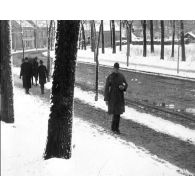 Les troupes américaines à Langres.