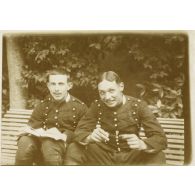 [Portrait de deux cavaliers, s.d.]