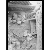 Les anciennes positions françaises et allemandes dans le secteur du Palatinat, situées à l'ouest de Souain. [légende d'origine]