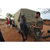 Mise en place d'un élément tracté de réchauffage et de cuisson : Etrac, sur la base de Birao.