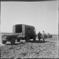Le 9e bataillon de tirailleurs algériens (BTA) en opération dans le département d'Aumale.