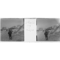 Archives photographiques de Fernand Clapiés (1881-1929). Boîte de plaques de verre intitulée "Somme. Chuignes. Le Ballon. L'Infirmerie".