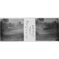 Archives photographiques de Fernand Clapiés (1881-1929). Boîte de plaques de verre intitulée "Aisne. Haut de Cuchery".