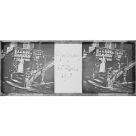 Archives photographiques de Fernand Clapiés (1881-1929). Boîte de plaques de verre intitulée "Marne. Epernay. Hop. Annexe Bayard. Vertus. Mars 1918".