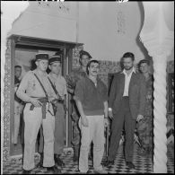 Yacef Saadi chef du front de libération national (FLN) de la zone autonome d'Alger qui s'est rendu aux bérets vert du 1er régiment étranger parachutiste (REP).