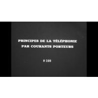 Principe de la téléphonie par courants porteurs. 2e partie : dispositif terminal et répéteur.