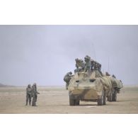Le début de l'offensive terrestre sur la frontière irako-saoudienne et la prise d'Al Salman par les hommes du 3e RIMa (régiment d'infanterie de marine).