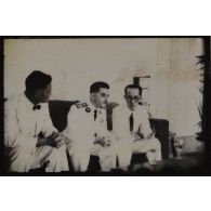 Election du président du gouvernement provisoire de la République Cochinchinoise. [description provisoire]