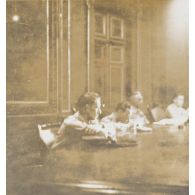 Différentes phases du procès. [description provisoire]