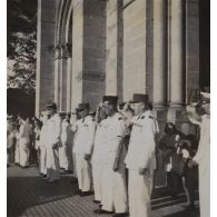 Prestation de serment du président Hoach. [description provisoire]