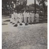 Prestation de serment du président Hoach. [description provisoire]