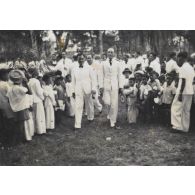 Différentes phases de la réception. [description provisoire]