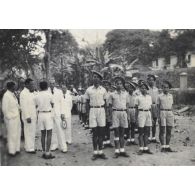 Différentes phases de la réception. [description provisoire]