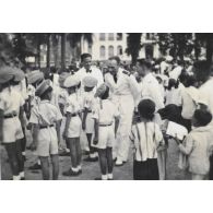 Différentes phases de la réception. [description provisoire]