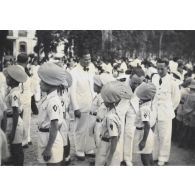 Différentes phases de la réception. [description provisoire]