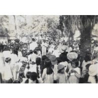 Différentes phases de la réception. [description provisoire]