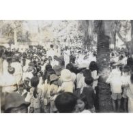 Différentes phases de la réception. [description provisoire]