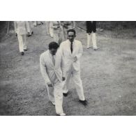 Différentes phases de la réception. [description provisoire]