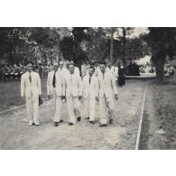 Différentes phases de la réception. [description provisoire]