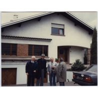 Rassemblement des anciens du 6e RCA pour le 33e anniversaire de la libération de Thann en 1985. [légende d'origine]